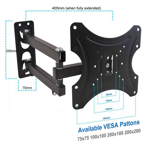Swivel arm wall bracket - tv,