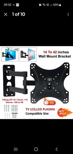 Full motion wall - tv, mount