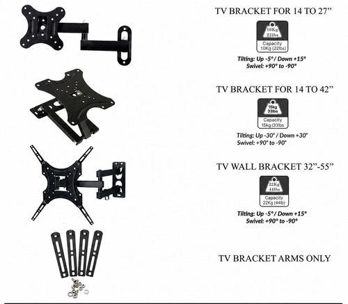 Wall bracket stand tilt - tv,